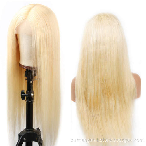 Uniky Highlight piano 4/27 Straight 30 inch lace closure wig Ombre 13X4X1 virgin transparent HD lace front human hair wigs